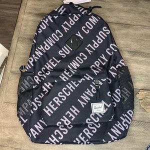 Herschel Roll Call Black backpack NWT